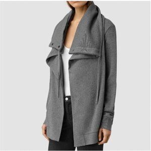 All Saints Gray Women's Sweatshirt